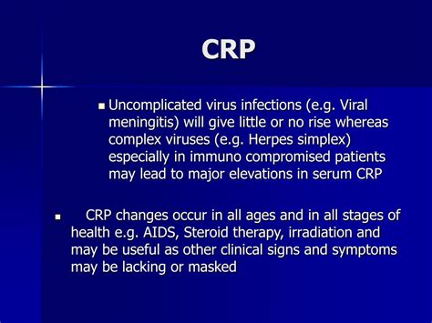 Understanding CRP Levels